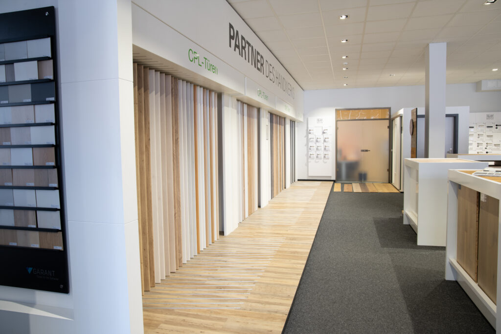 Showroom-Partner GARANT Gebhardt-Holz-Zentrum Ausstellung